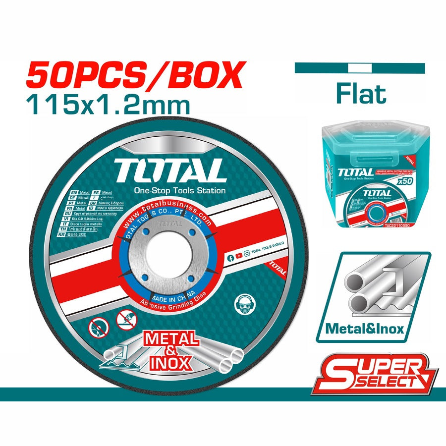 TOTAL Disc 4 1/2" X 3/64" 50PCS TAC22111550