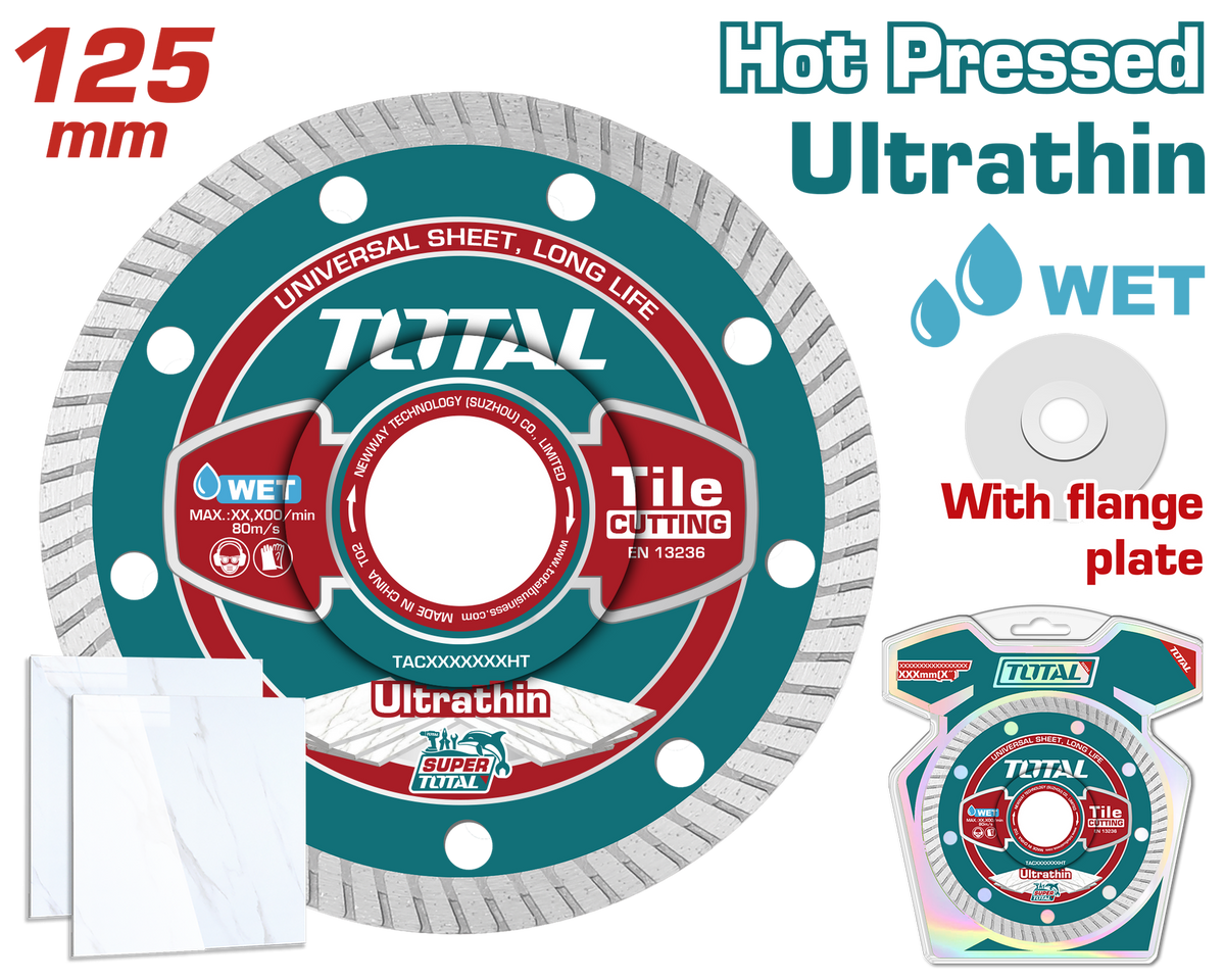 TOTAL Disc 5" Diamond TAC2131251HT Ultrathin 125MM X 22.2MM