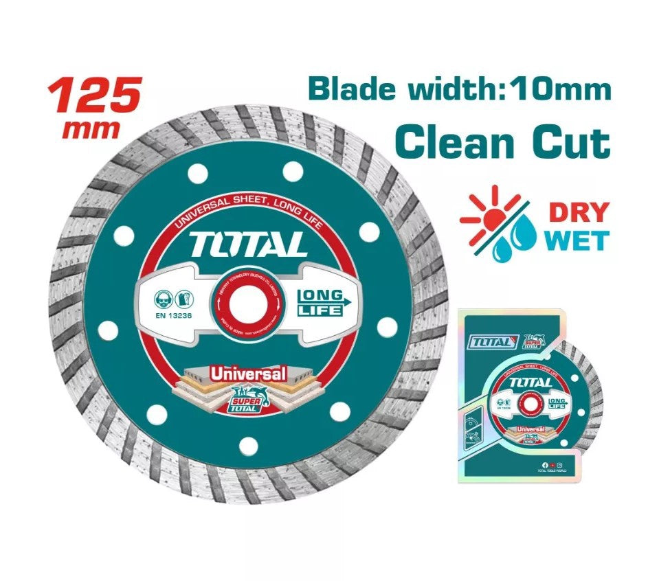 TOTAL Disc 5" Diamond TAC2131253 125MM X 16MM