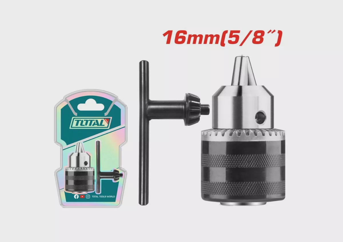 TOTAL Drill Chuck W/KEY TAC451601 16MM