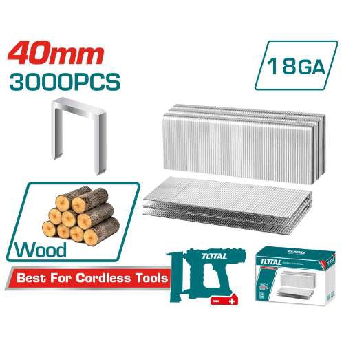 TOTAL Crown Staple 40MM TAC918403 3000PCS