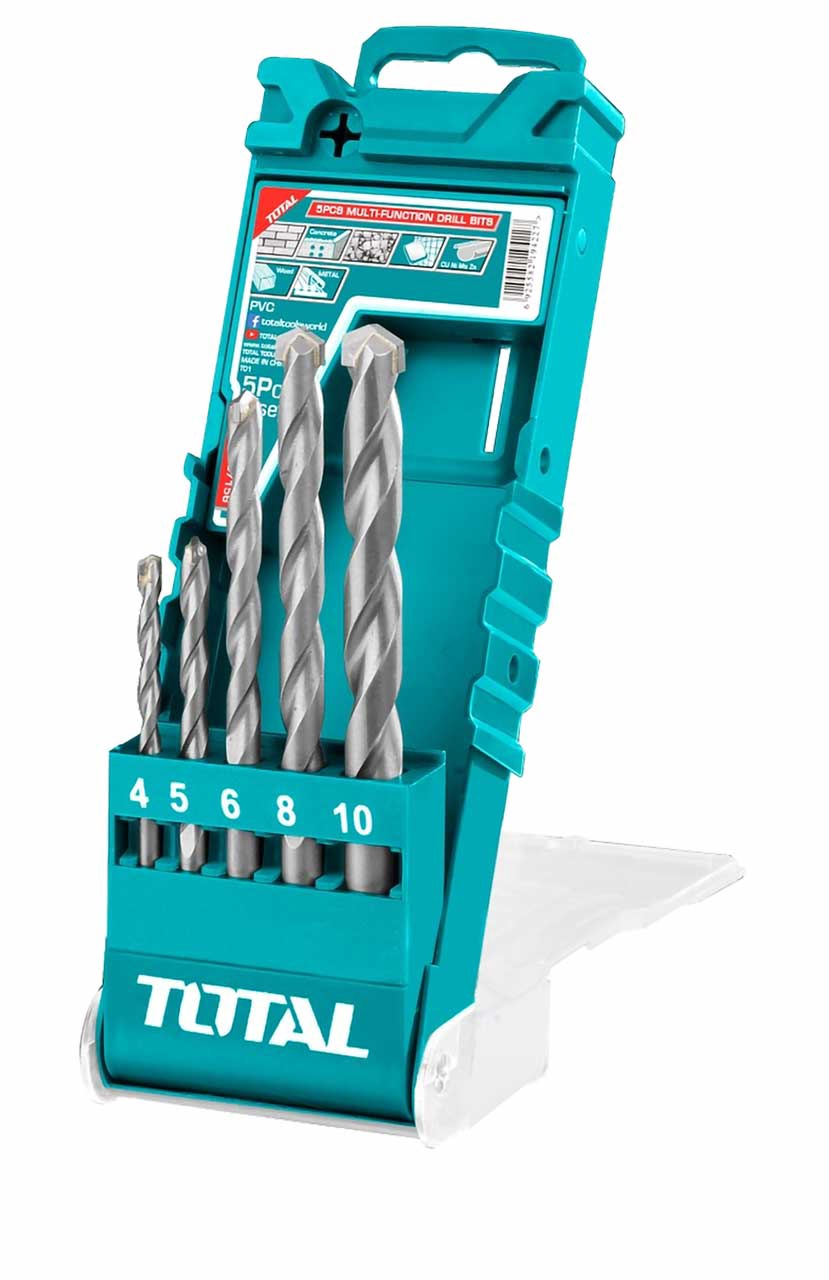 TOTAL Drill Bit 5PCS Set TACSD7156 Multifunction