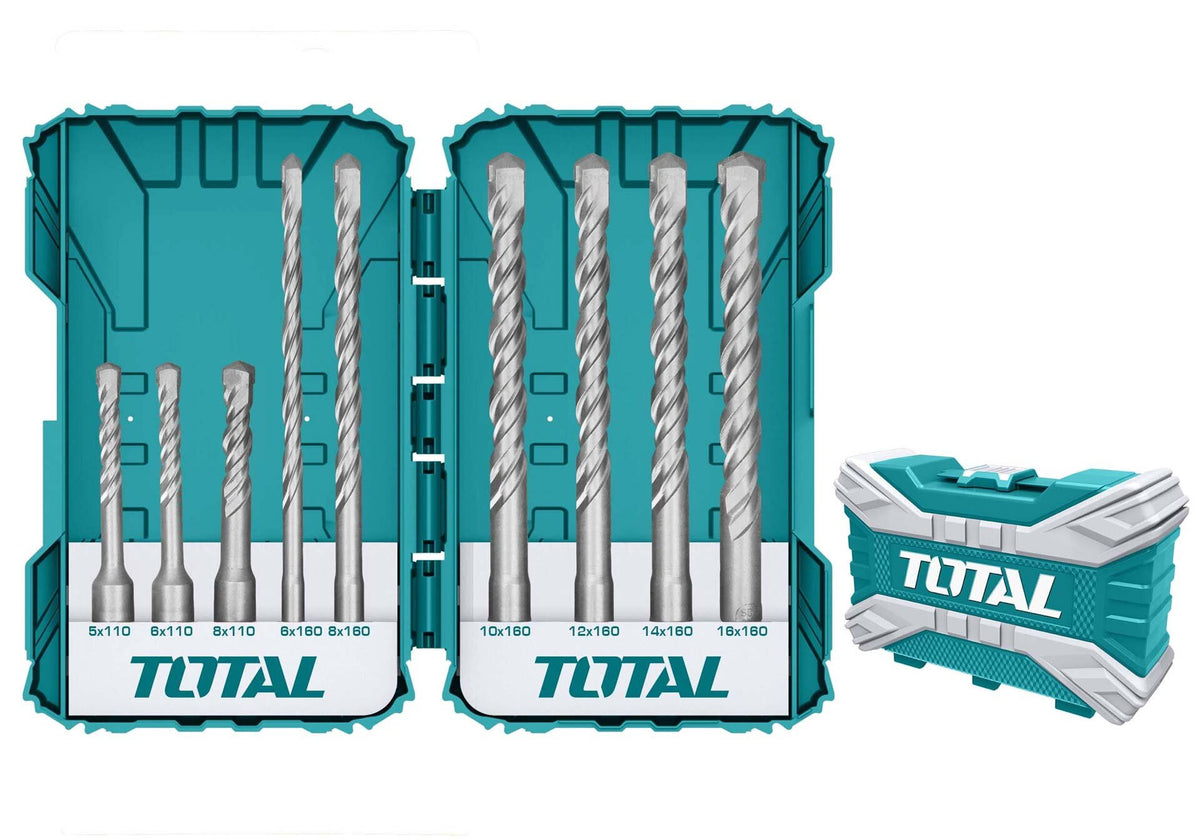 TOTAL Drill Bit Set 9PCS TACSDL30901 Sds - Plus Hammer