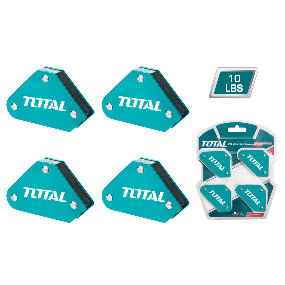 TOTAL Magnetic Welding Holder TAMWH4001 4PCS