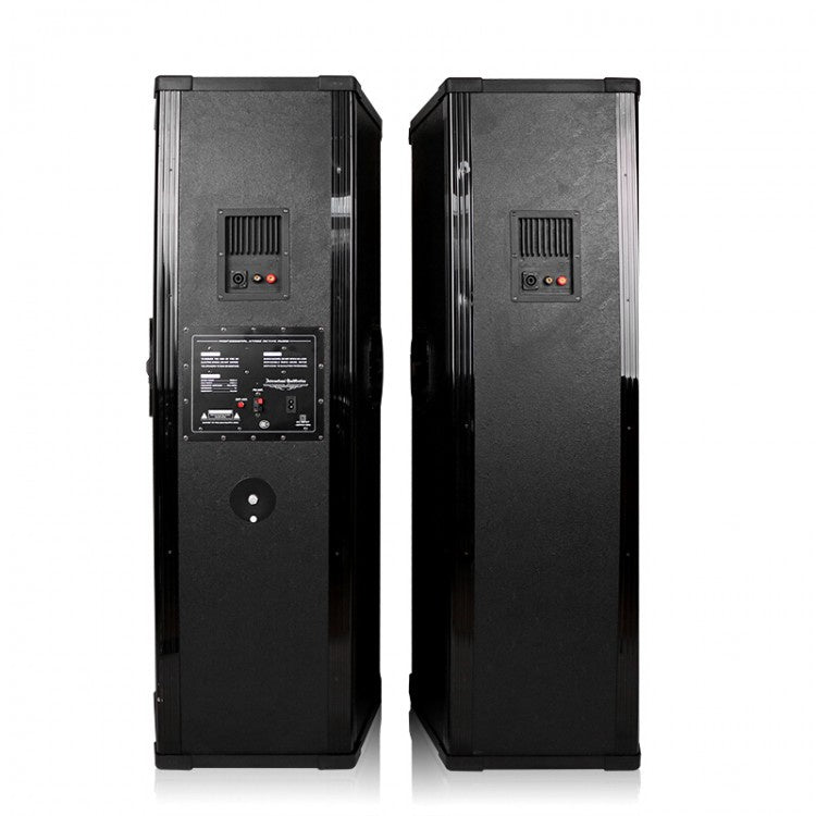 NRS Speaker Box 15" Double DS-2065 Powered Pair