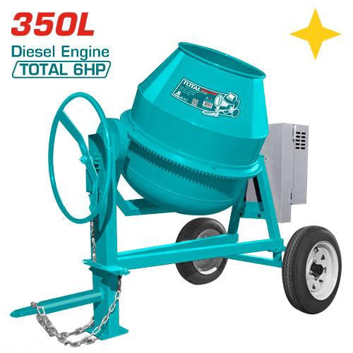 TOTAL Concrete Mixer 350L TCM350-31 Diesel Ransom