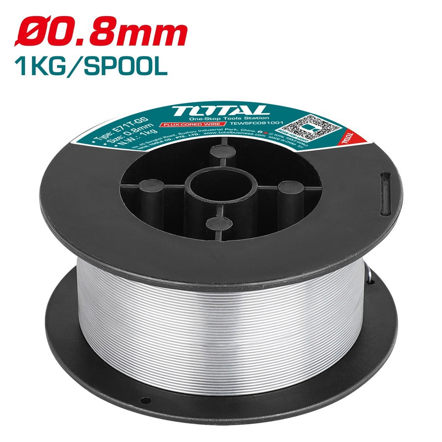 TOTAL Welding FLUX-CORED Wire 0.8MM 1KG TEWSFC081001