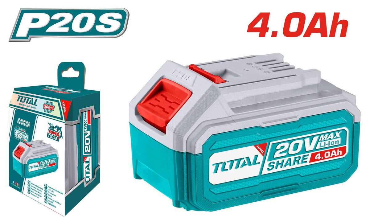 TOTAL Battery Pack 20V 4.0AH TFBLI20021 LITHIUM-ION