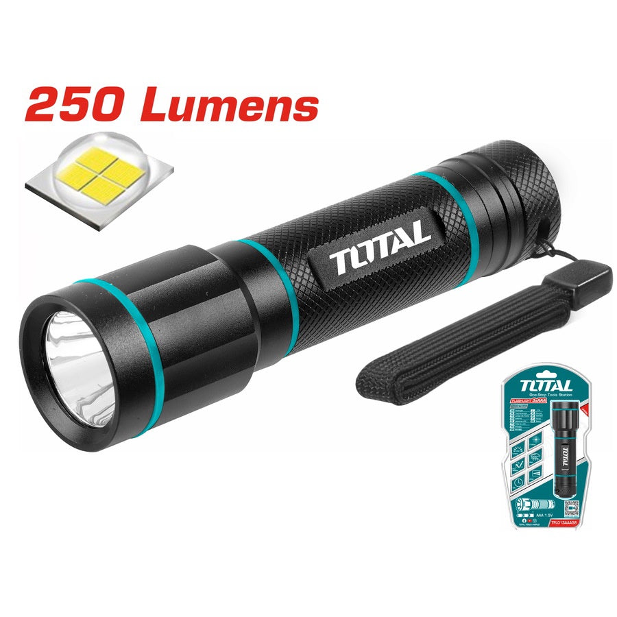 TOTAL Torch Light 3 Cell LED TFL013AAA58 250LM