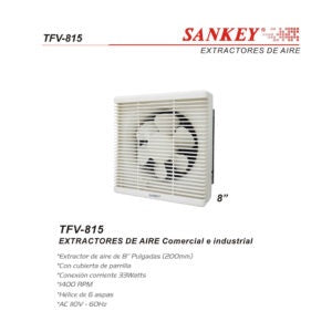 SANKEY Fan 8" Wall Extractor TFV-815 110V