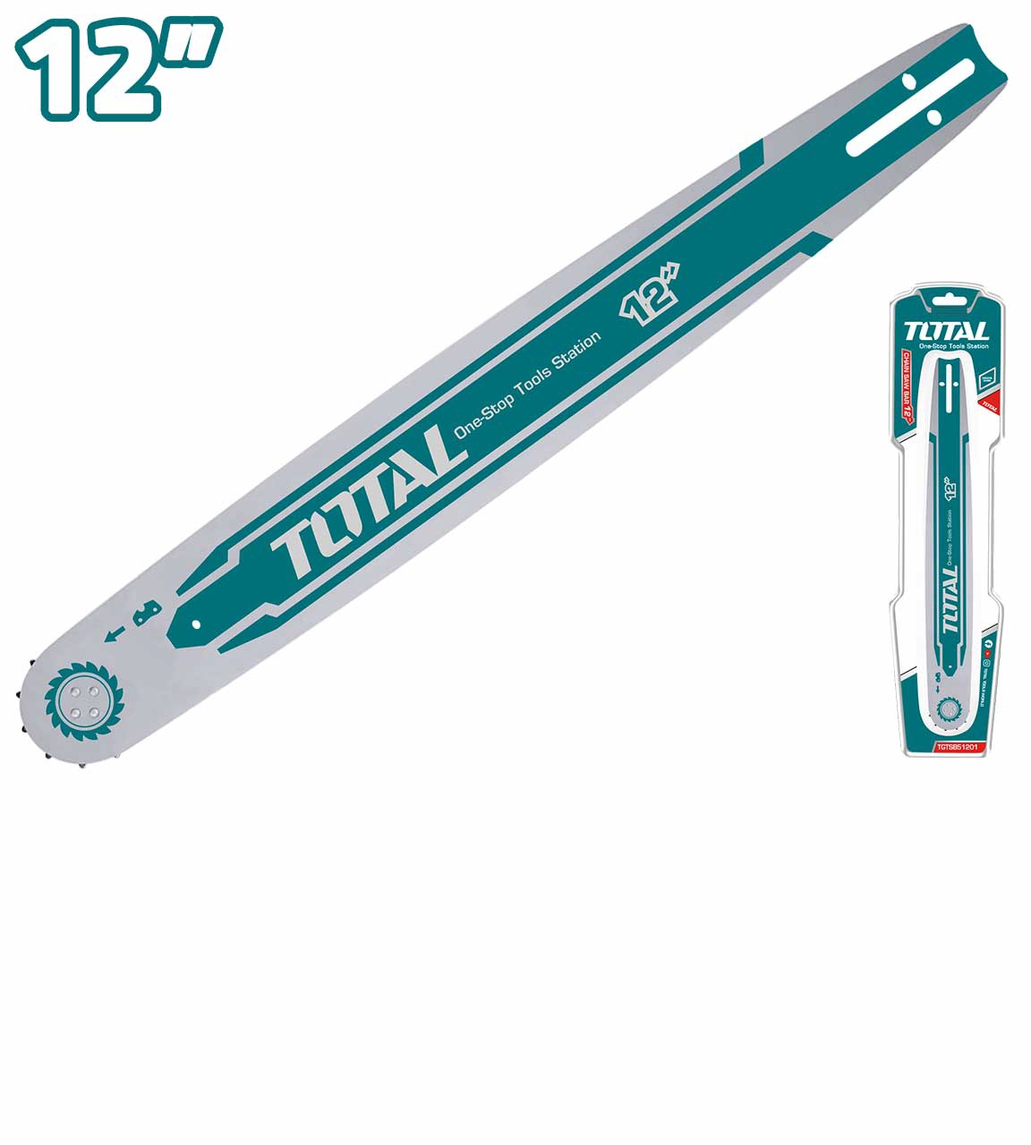 TOTAL Bar 12" TGTSB51201 for Chainsaw TGSLI20128