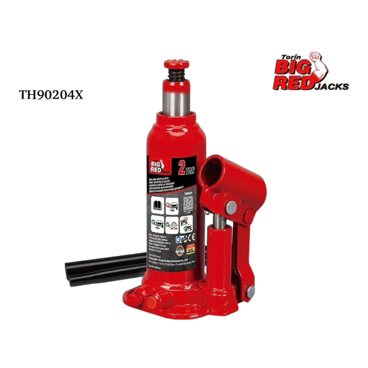 TORIN BIG RED JACKS Jack Hydraulic 2 Ton TH90204X Bottle