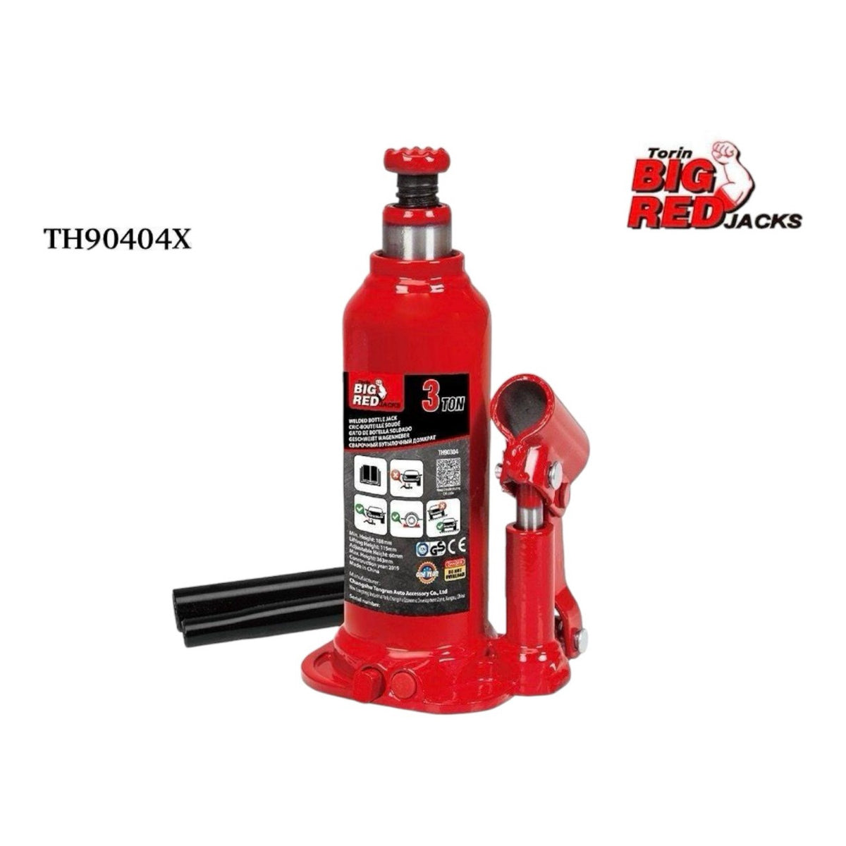 TORIN BIG RED JACKS Jack Hydraulic 4 Ton TH90404X Bottle