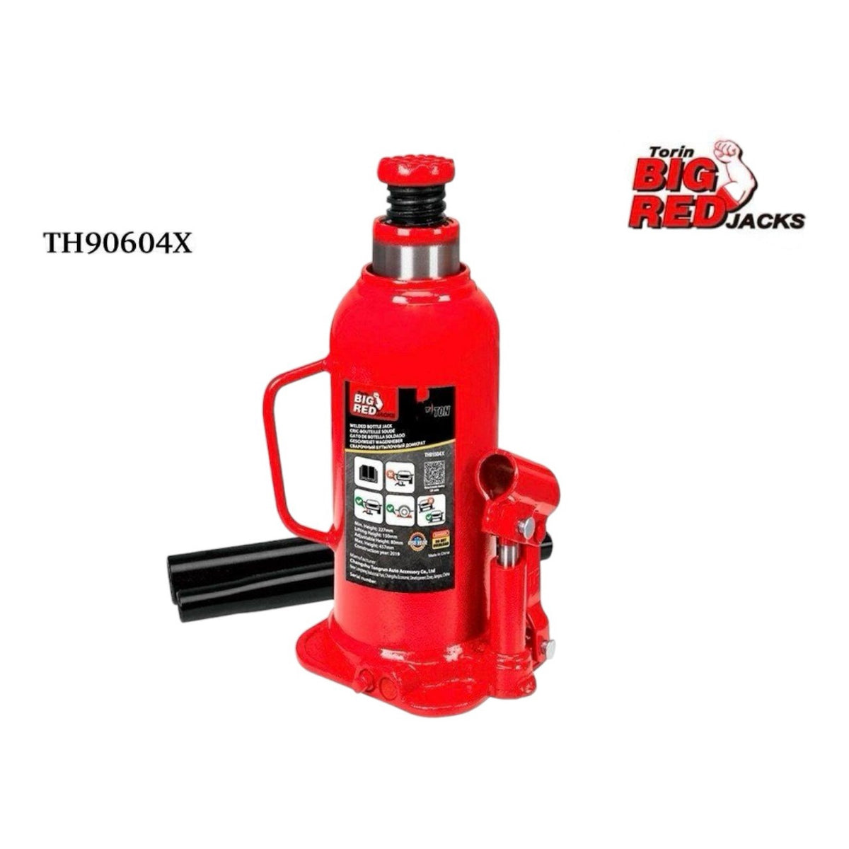 TORIN BIG RED JACKS Jack Hydraulic 6 Ton TH90604X Bottle