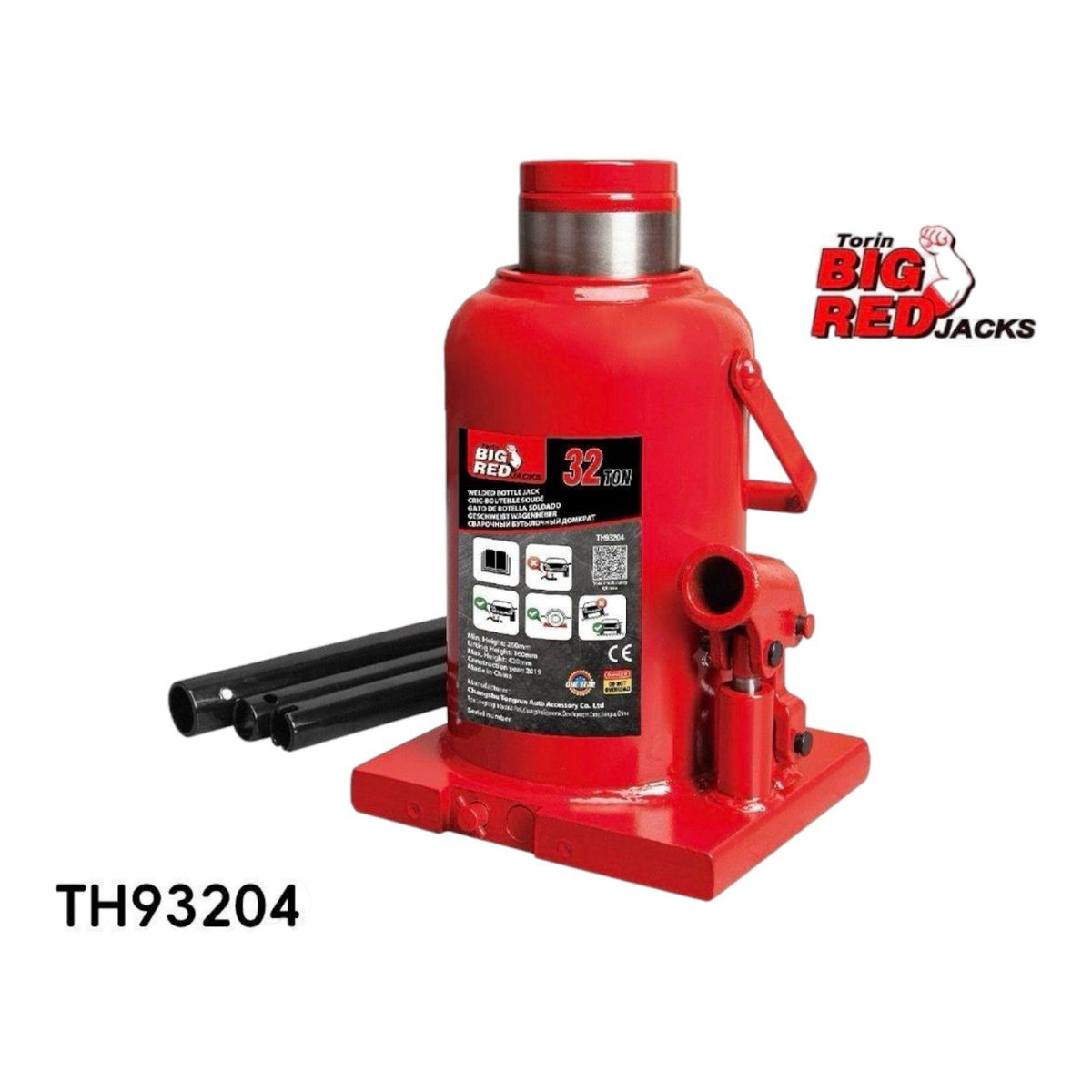 TORIN BIG RED JACKS Jack Hydraulic 32 Ton TH93204 Bottle