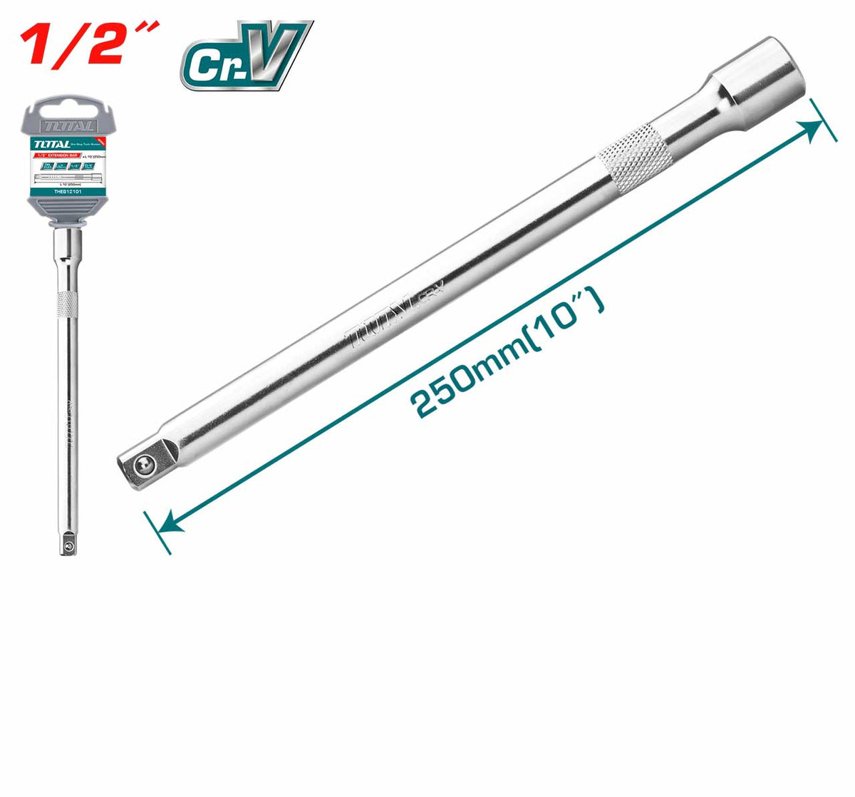 TOTAL Extension Bar 1/2 10" THEB12101