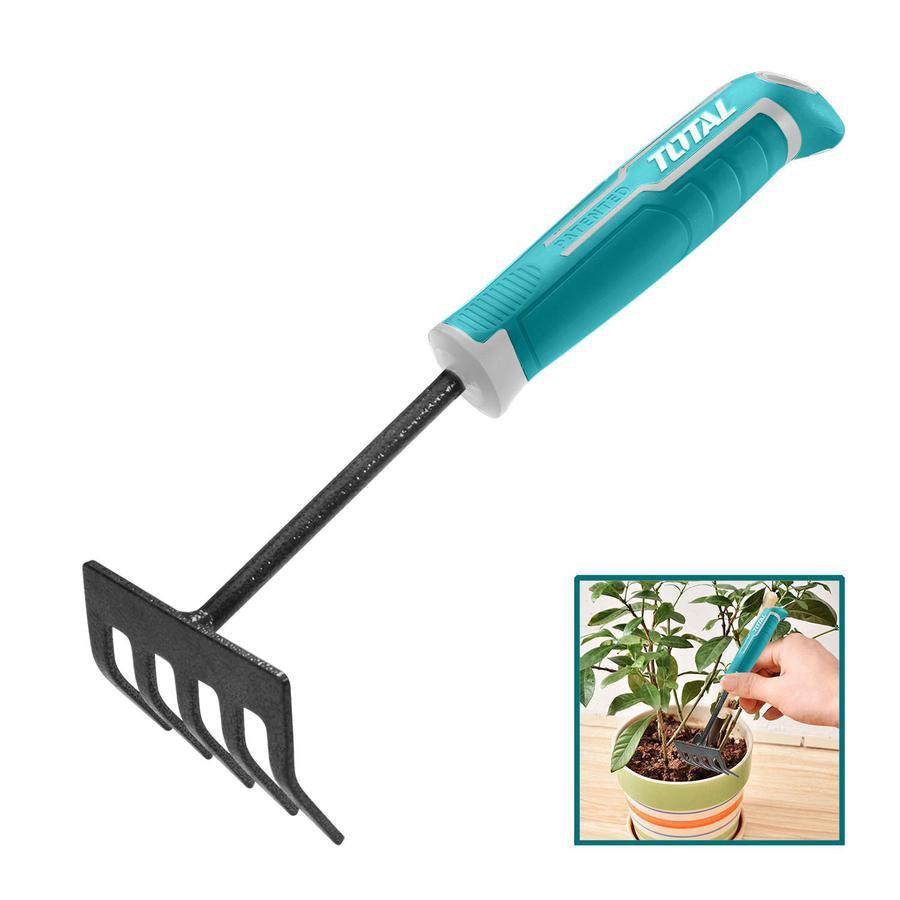 TOTAL Rake Metal Mini Garden THFTR1008 270MM