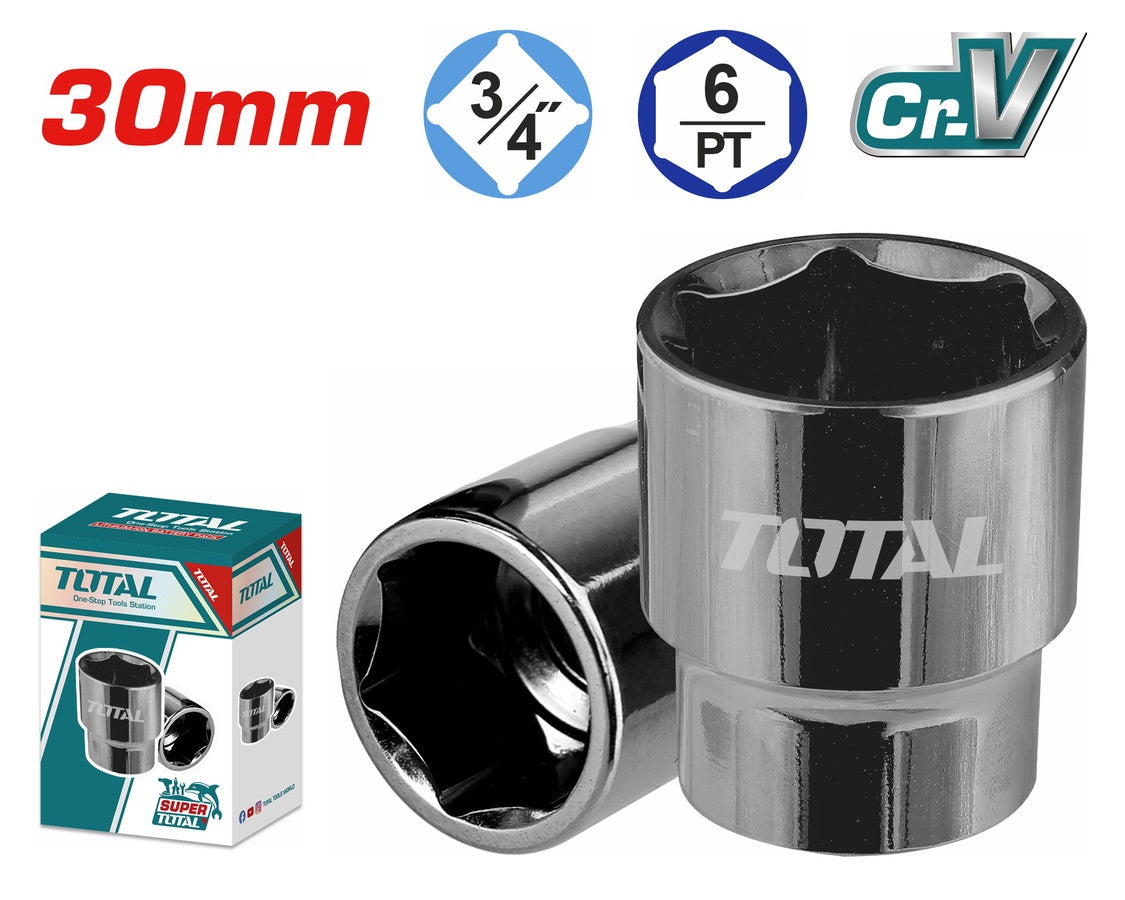 TOTAL Socket 30MM 3/4" THHAST34301