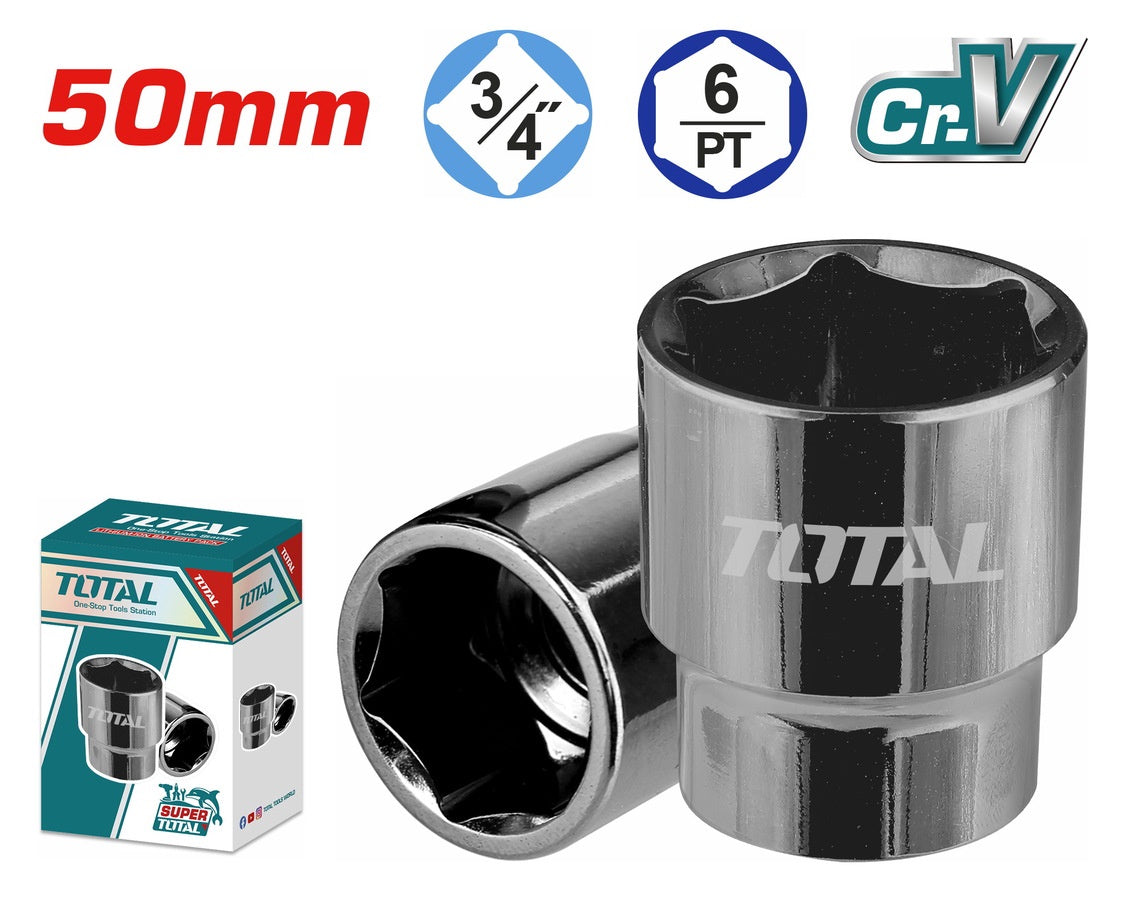 TOTAL Socket 50MM 3/4" THHAST34501