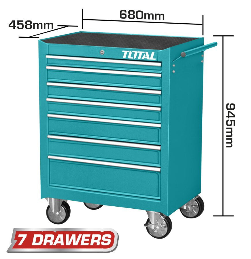 TOTAL Tool Cabinet THRC02071P 7 Drawers with Wheel