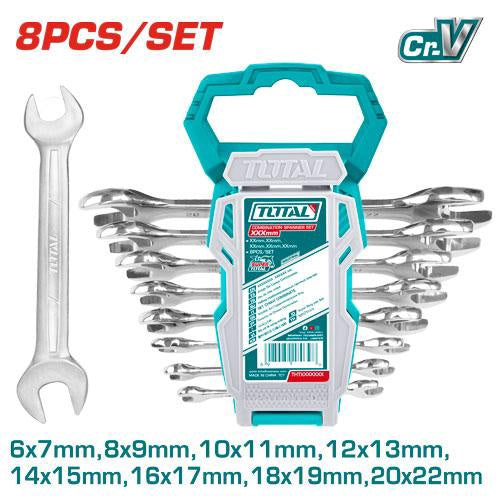 TOTAL Spanner Set 8PCS THT102386