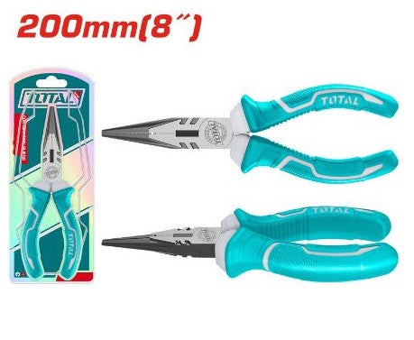TOTAL Pliers 8" Long Nose THT120806P