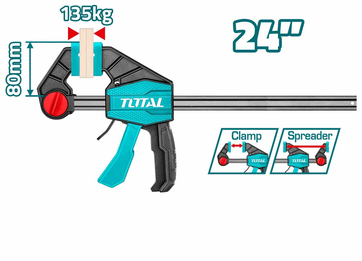 TOTAL Bar Clamps Quick 24" THT1346802