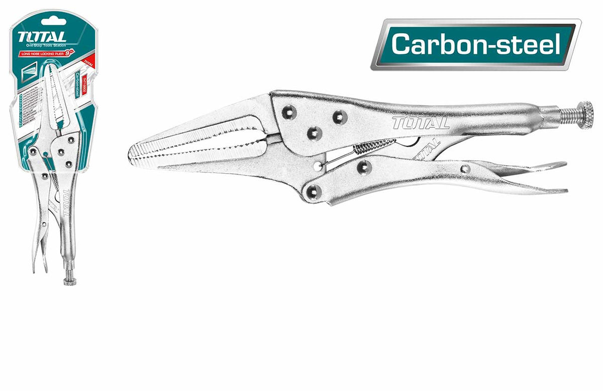 TOTAL Pliers Mole Grip 9" THT19902 Long Nose Locking