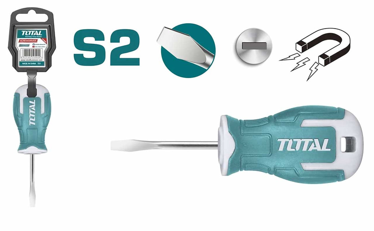 TOTAL Screwdriver 6.5 X 38MM Flat THT266038