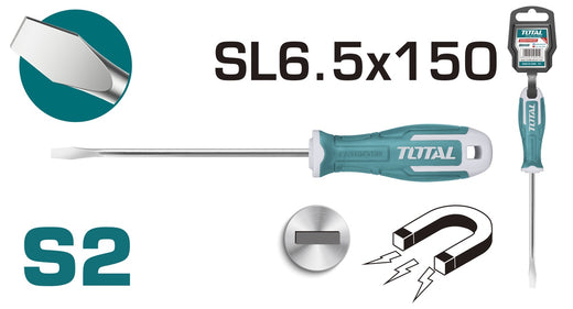 TOTAL Screwdriver 6.5 X 150MM Flat THT266150
