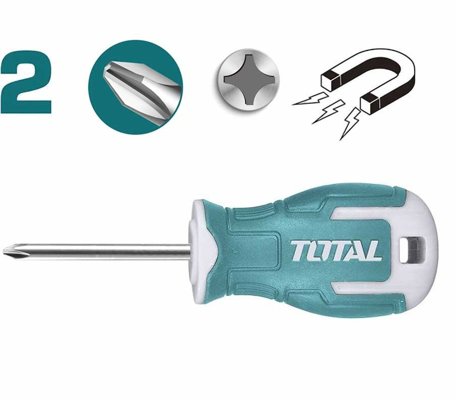 TOTAL Screwdriver PH2 X 38MM Star THT26PH2038 Phillips