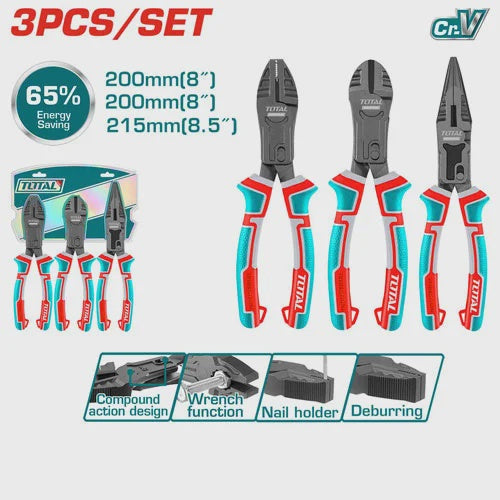 TOTAL Pliers 3PCS Compound THT2CK231S