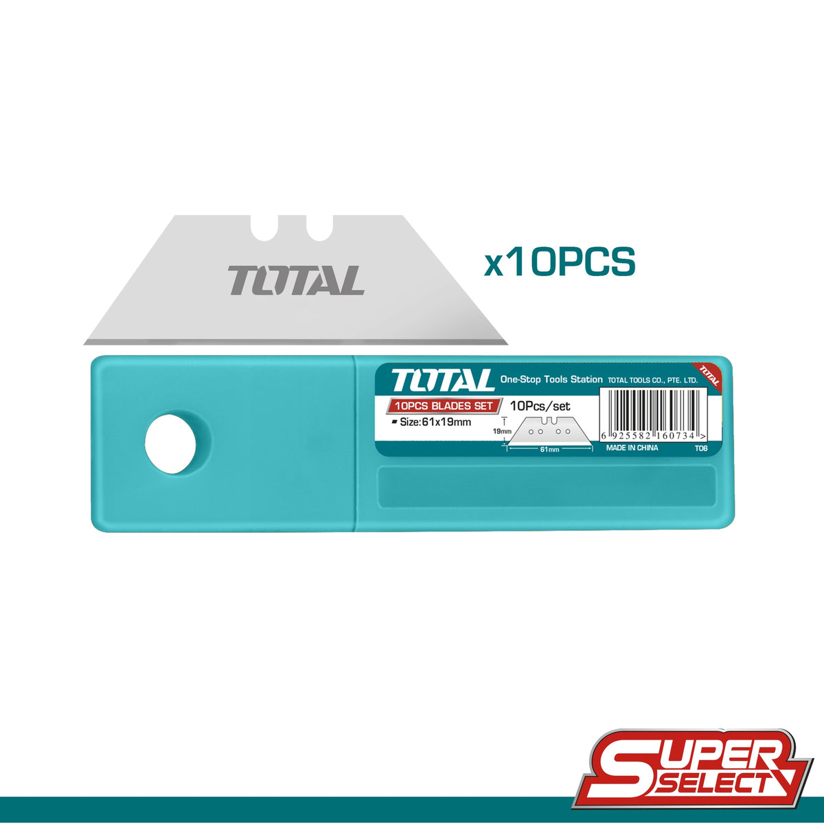 TOTAL Blade Utility 10PCS THT519001