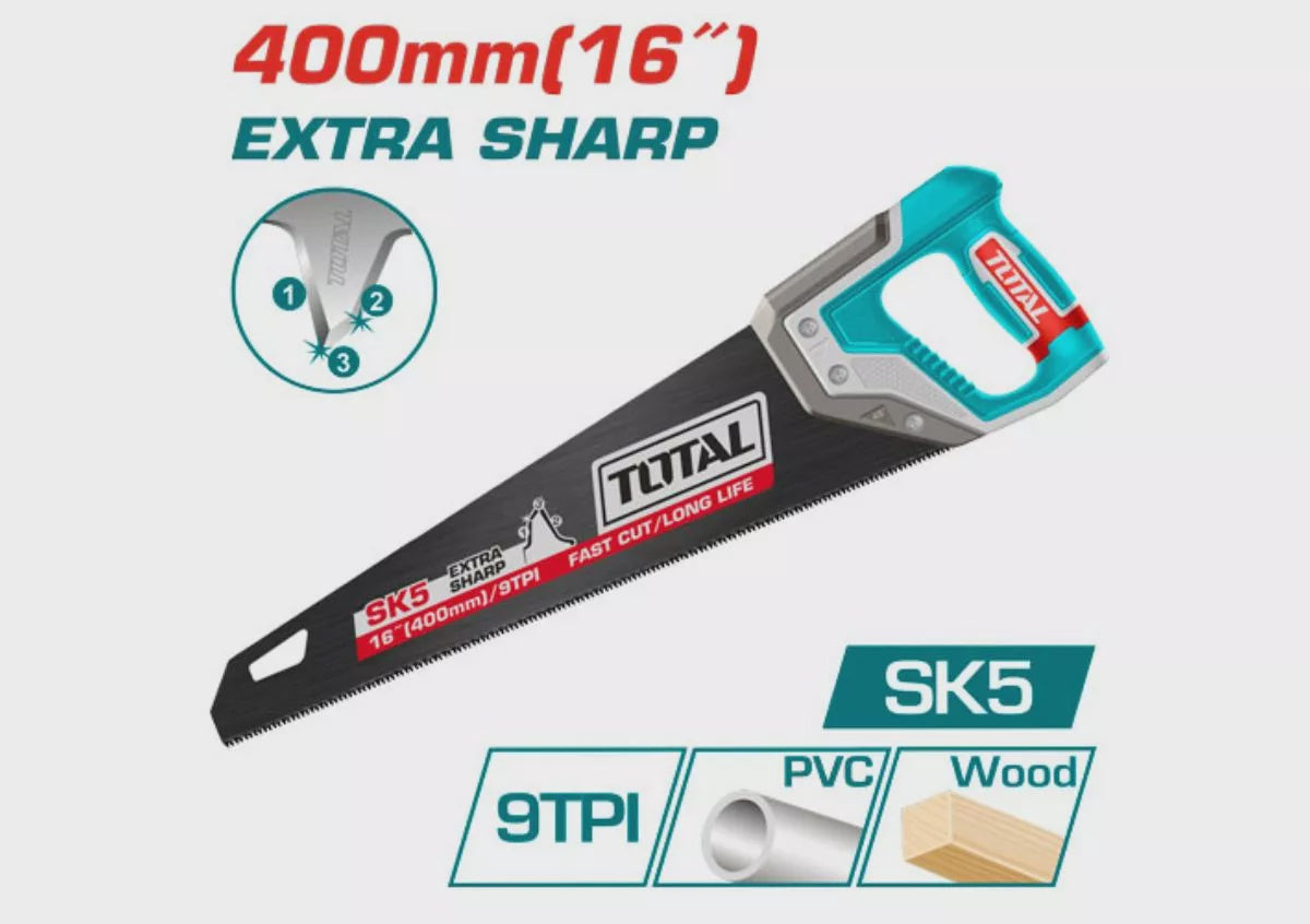 TOTAL Saw Hand 400MM THT55168 16"