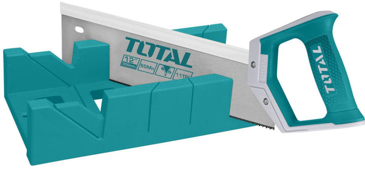 TOTAL Saw Mitre Box and Back Saw Set THT59126
