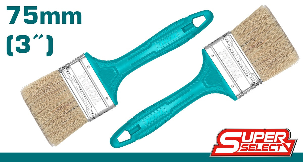 TOTAL Paint Brush 3" THT845036 Light Plastic Case