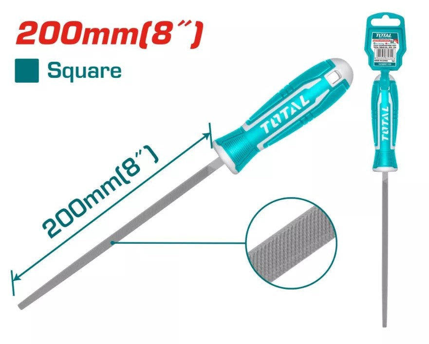 TOTAL File Set THT91886 8" Square Steel