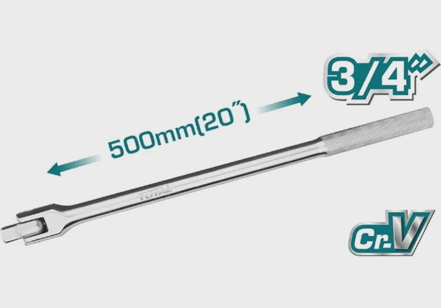TOTAL Ratchet Handle 3/4" THTFX34201 Flexible