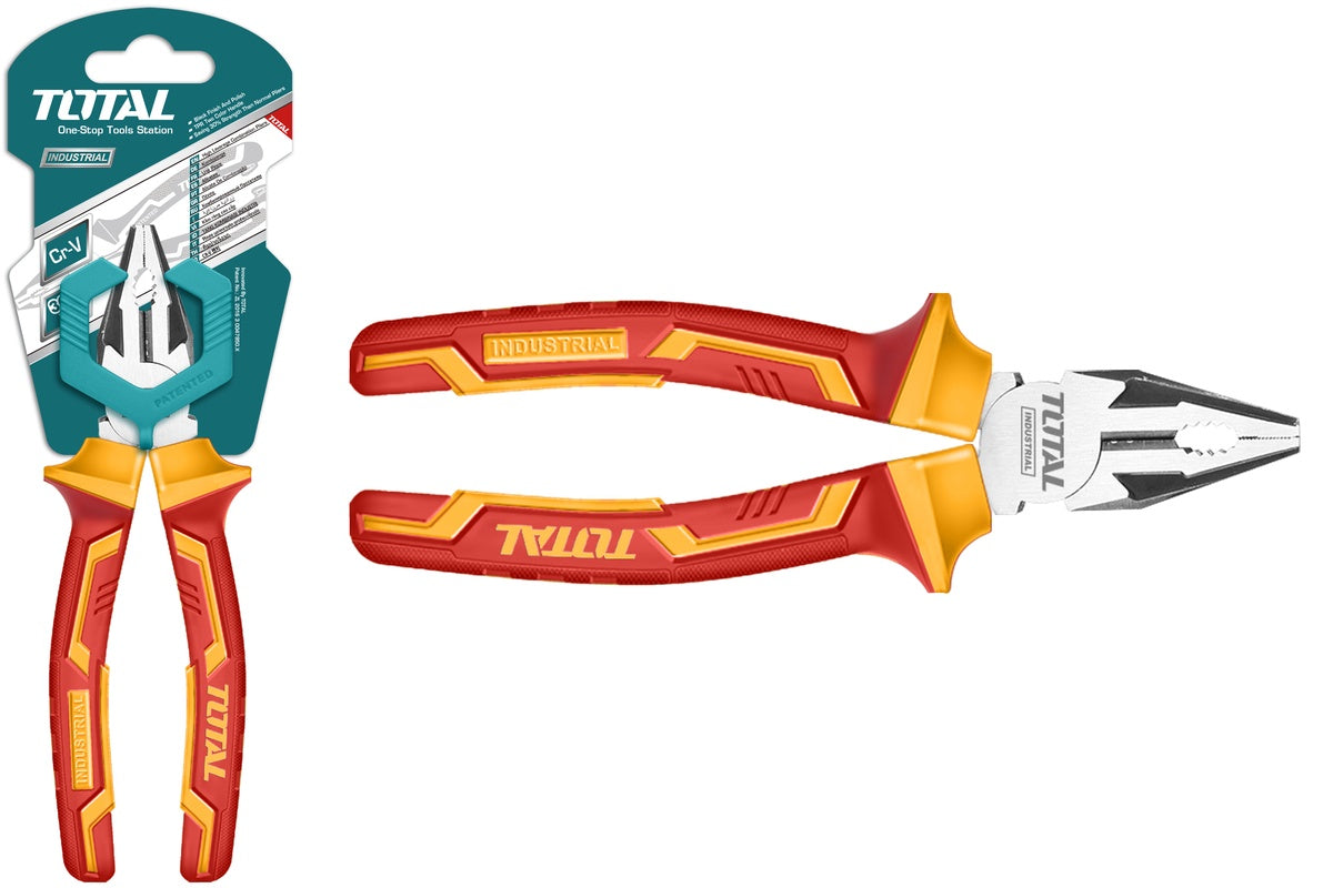 TOTAL Pliers Combination 6" THTIP2161 Insulated