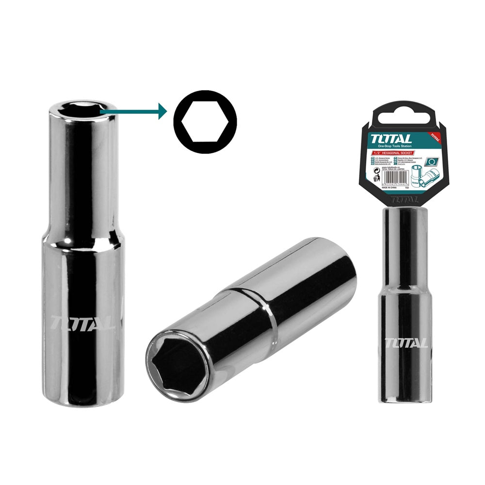 TOTAL Socket 24MM 1/2" THTST12243L Deep