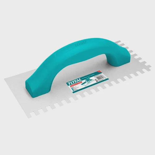 TOTAL Steel Float THTT832306 Notch Plastering Trowel