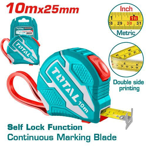 TOTAL Measuring Tape 10M TMT1262101