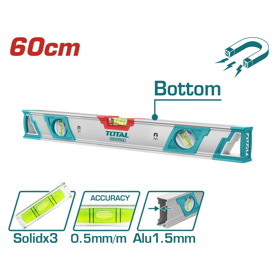 TOTAL Level 60CM TMT26086M Spirit with Magnets
