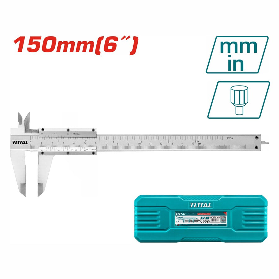 TOTAL Caliper Vernier 150MM TMT311501