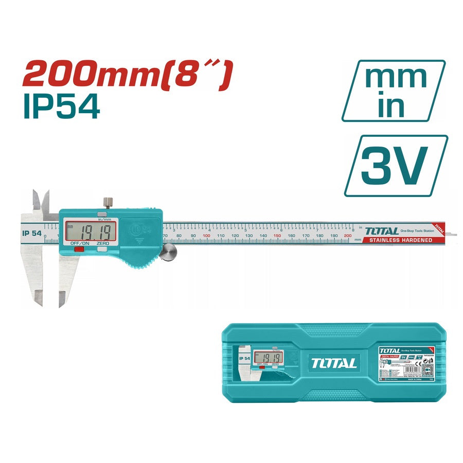 TOTAL Caliper Digital 200MM TMT322006