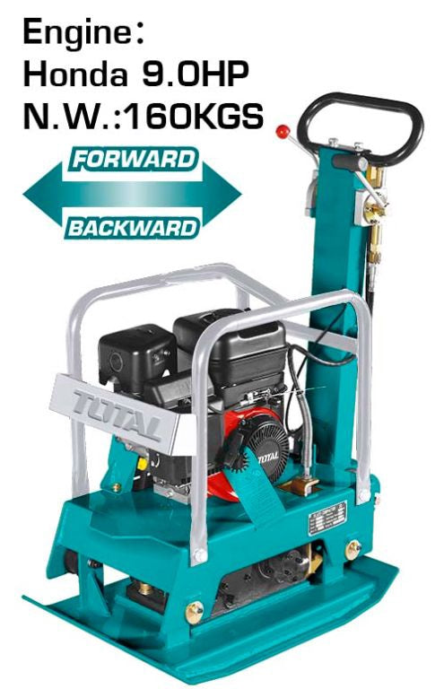 TOTAL Compactor Plate TP7160-1 9HP 160KG Gas Honda Engine Reversible