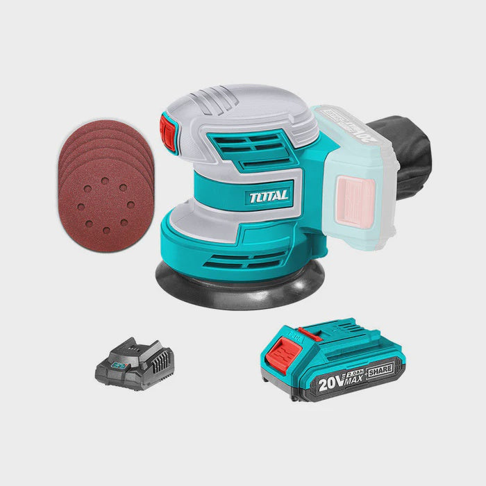 TOTAL Sander UTROSLI20011 Random Orbit 20V LITHIUM-ION