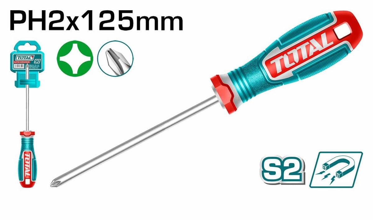 TOTAL Screwdriver 5" Star TSDPH2125 Phillips