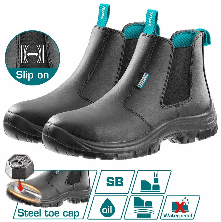 TOTAL Safety Boots TSP209SB Leather with Steel Toe