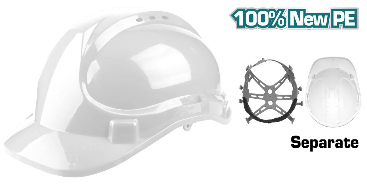 TOTAL Safety Helmet TSP2609 White